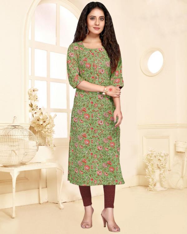 Trendy Printed 101 Casual Wear Jaipuri Printed Kurti Collection